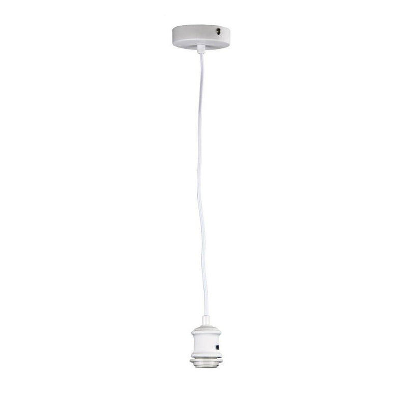 Oriel ALBANY - 1 Light Cloth Cord Suspension Cable Pendant-Oriel Lighting-Ozlighting.com.au