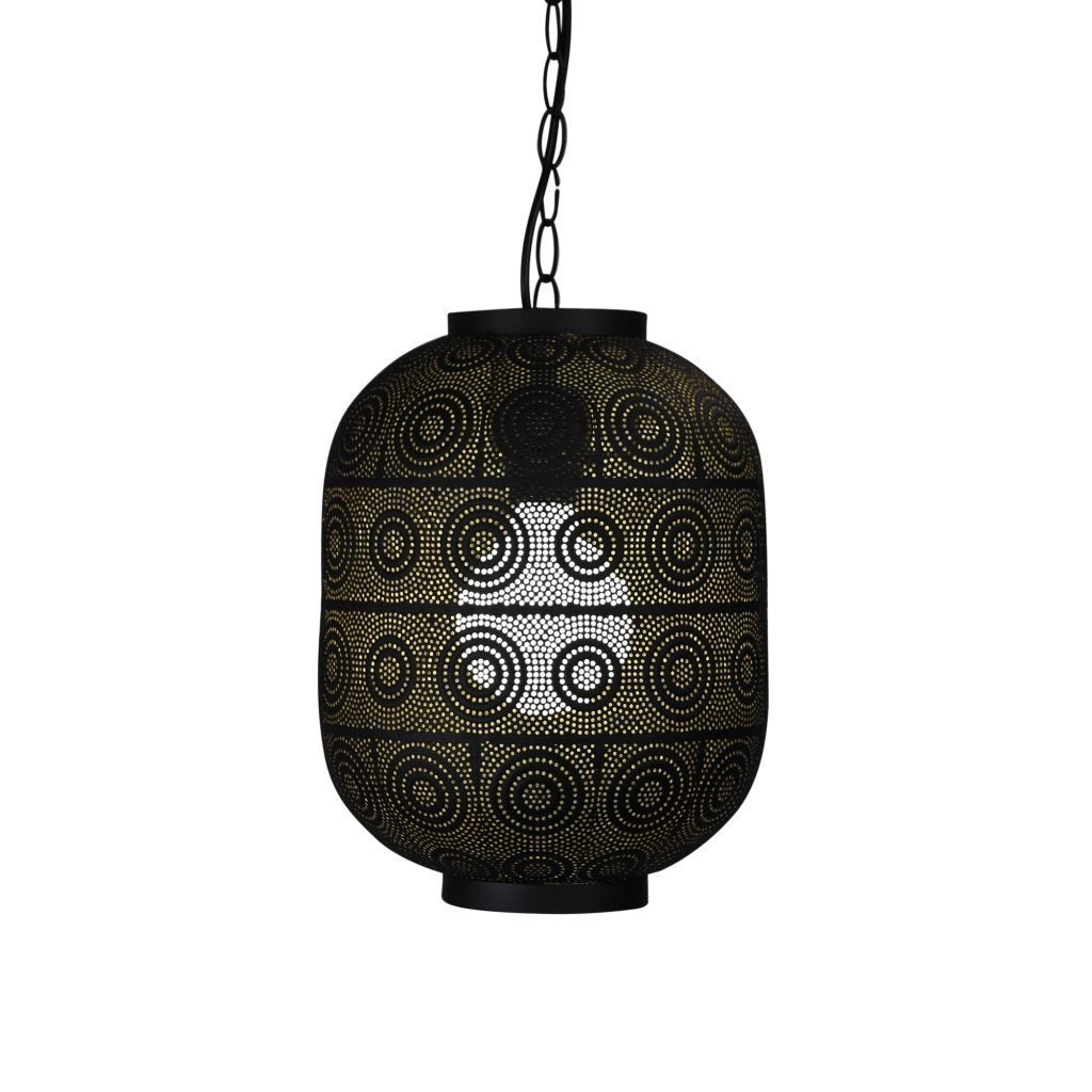 Oriel ALHAMBRA Pendant - 1 Light Laser Cut Golden Inner-Oriel Lighting-Ozlighting.com.au