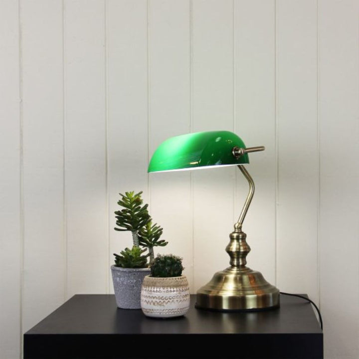 Oriel BANKERS - Touch Table Lamp-Oriel Lighting-Ozlighting.com.au