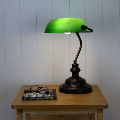 Oriel BANKERS - Touch Table Lamp-Oriel Lighting-Ozlighting.com.au