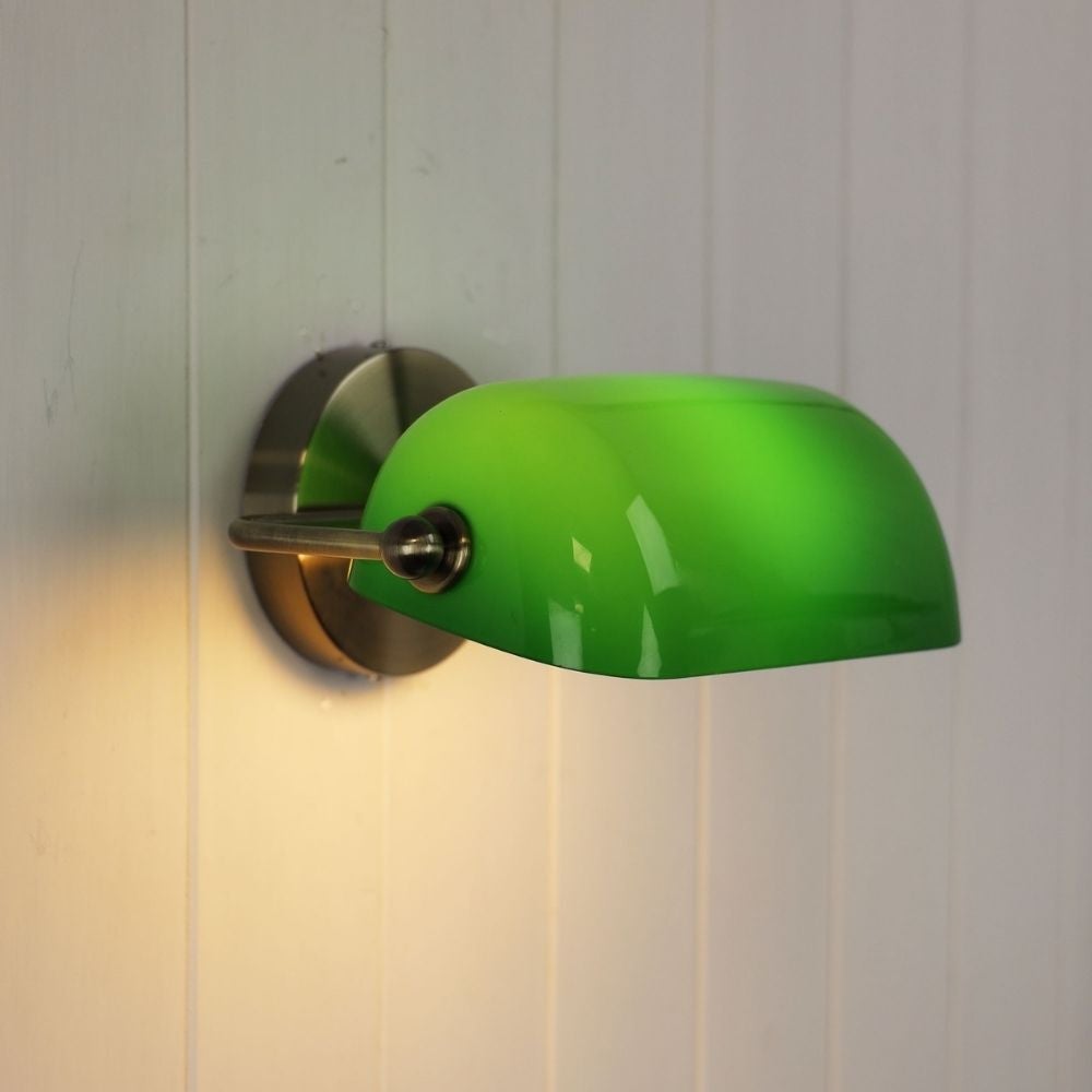 Oriel BANKERS Wall Light - Interior, Black-Oriel Lighting-Ozlighting.com.au