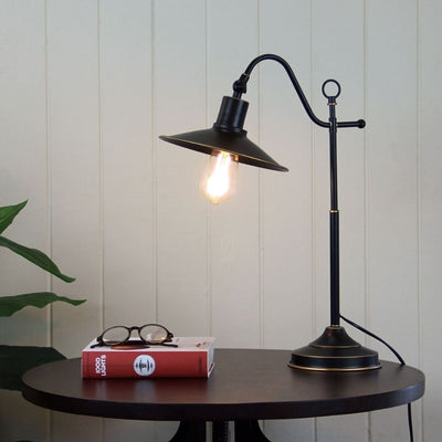 Oriel BOSTON - Retro Industrial Table Lamp-Oriel Lighting-Ozlighting.com.au