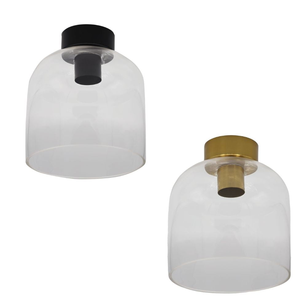 Oriel BURTON DIY Shade - Metal & Glass-Oriel Lighting-Ozlighting.com.au