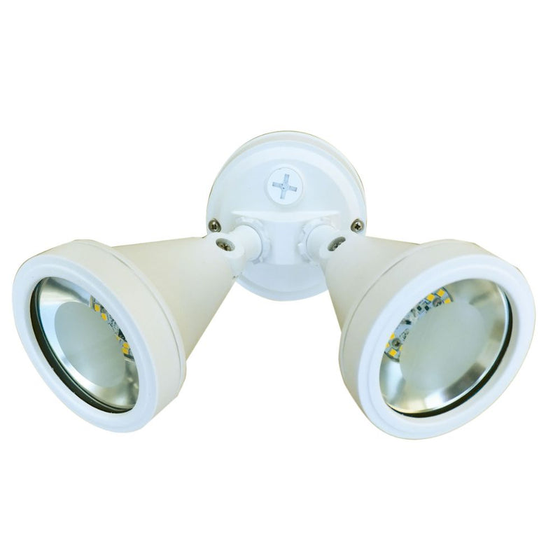 Oriel CADET - 10W Outdoor LED Twin Floodlight IP44-Oriel Lighting-Ozlighting.com.au