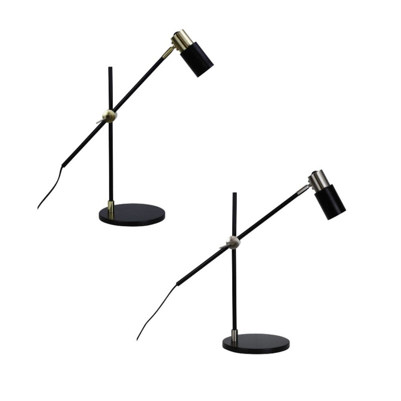 Oriel CHARLIE - 7W LED GU10 Adjustable Steel Desk Lamp-Oriel Lighting-Ozlighting.com.au