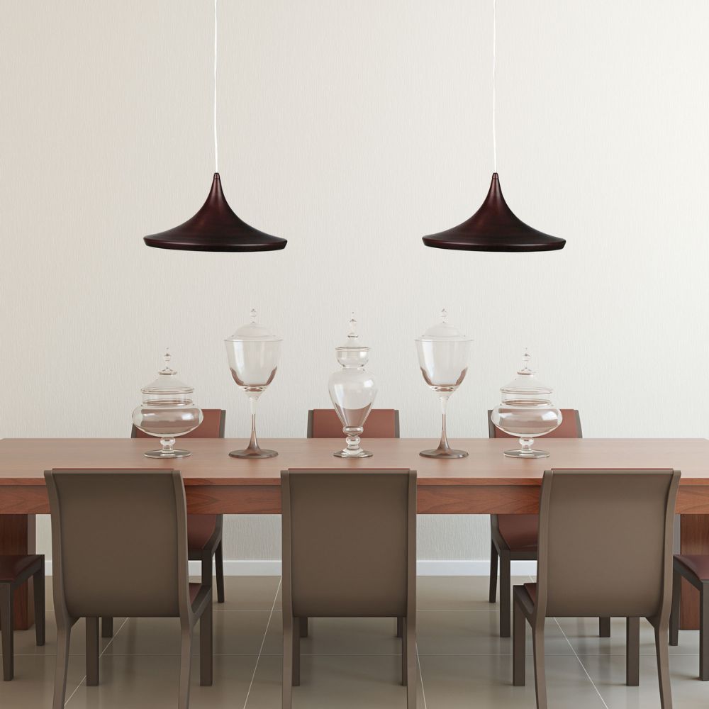 Oriel CHINO 2 Pendant - 1 Light Brushed Bronze Urban-Oriel Lighting-Ozlighting.com.au