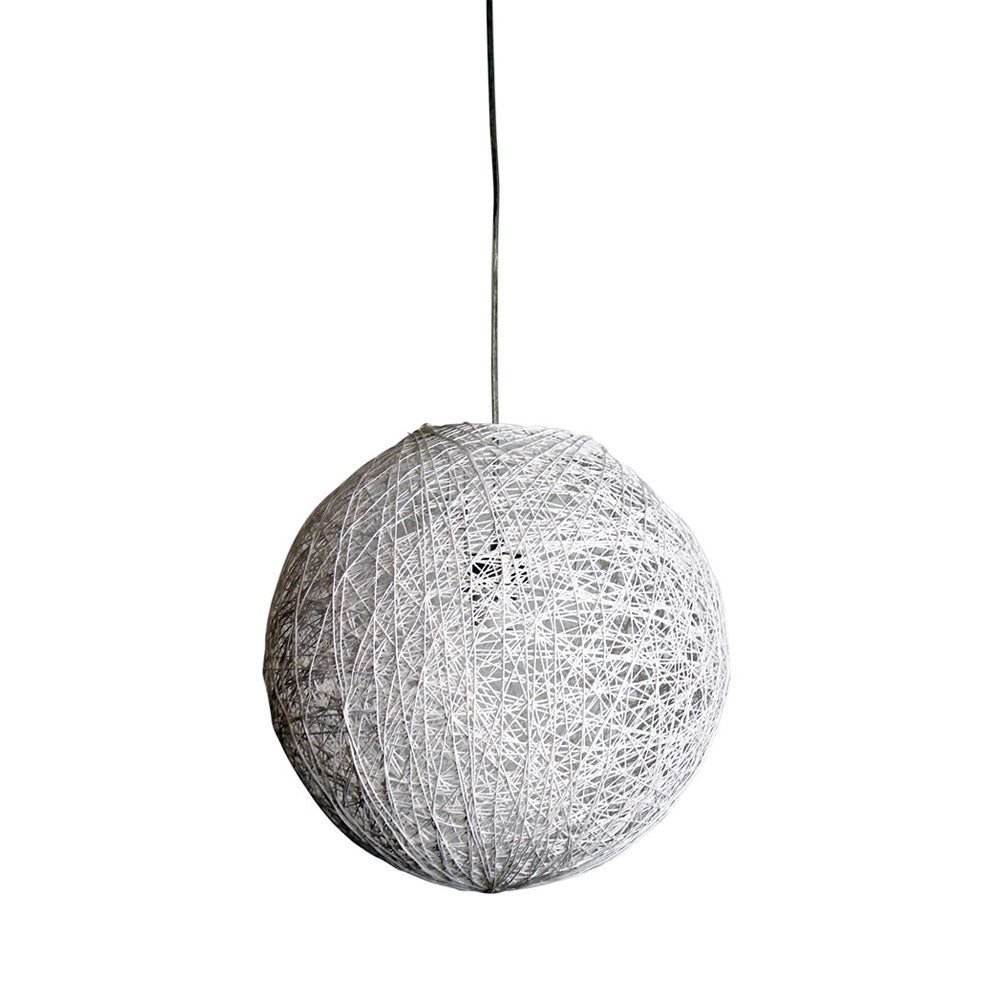 Oriel COCOON Pendant Shade - 1 Light Spun Cotton, IP20-Oriel Lighting-Ozlighting.com.au