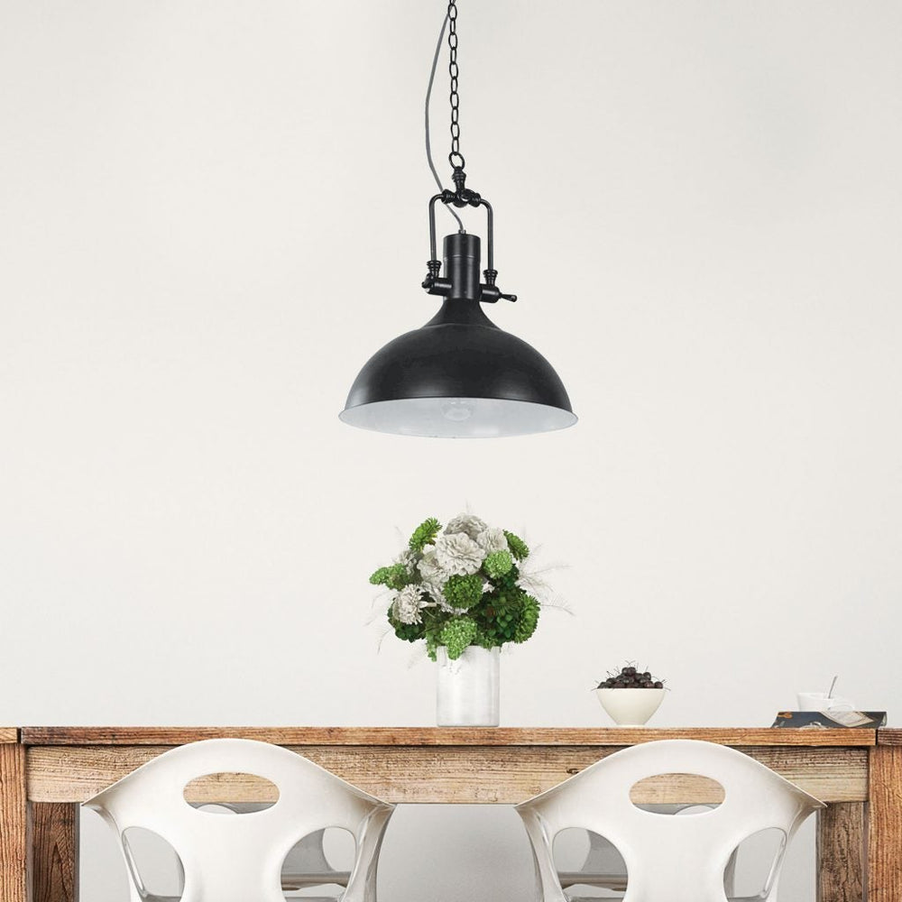 Oriel COTTAGE - 1 Light Industrial Pendant-Oriel Lighting-Ozlighting.com.au