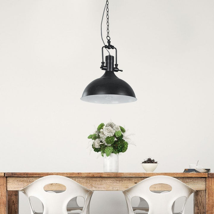 Oriel COTTAGE - 1 Light Industrial Pendant-Oriel Lighting-Ozlighting.com.au
