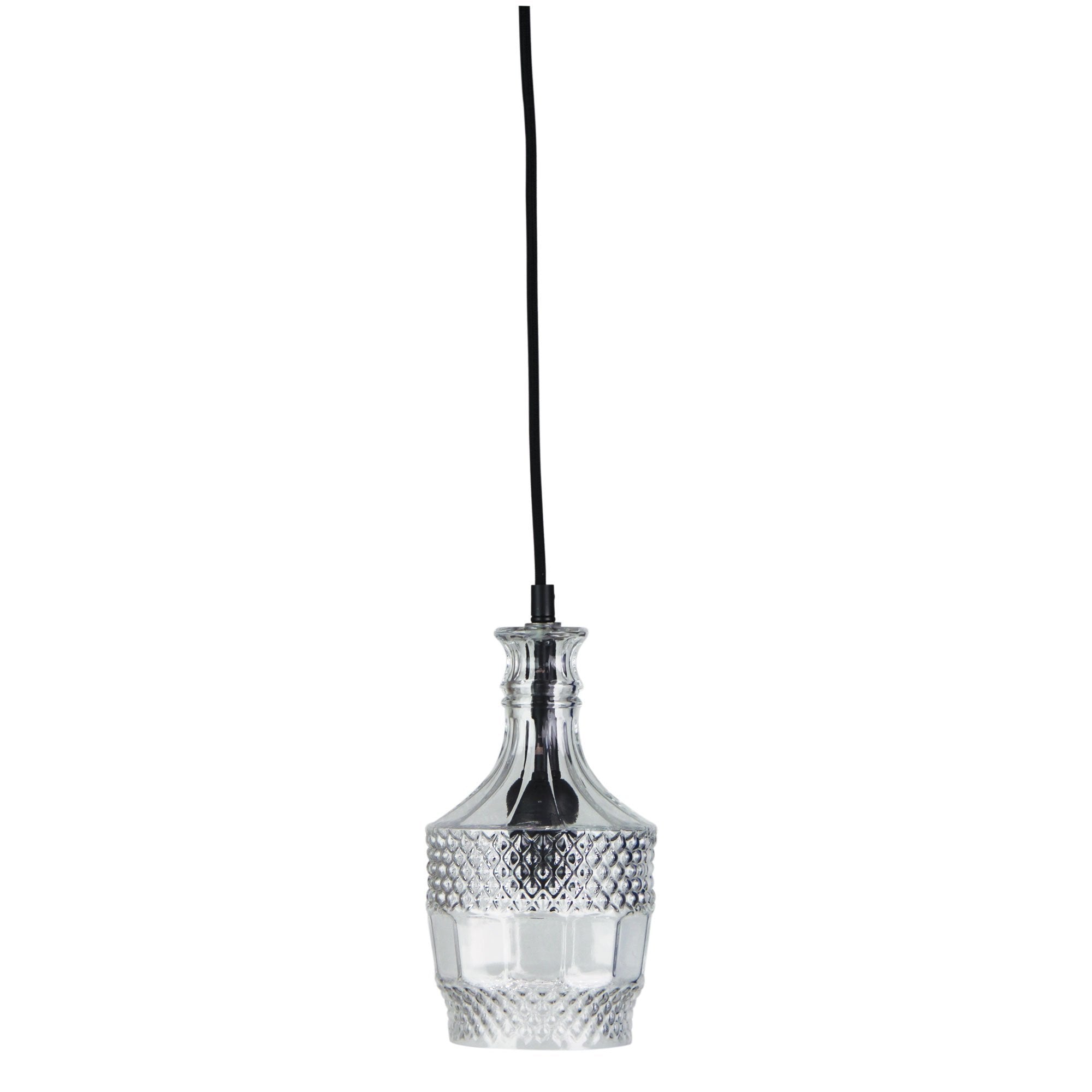 Oriel DECANT - 1 Light Vintage Cut Glass Pendant-Oriel Lighting-Ozlighting.com.au