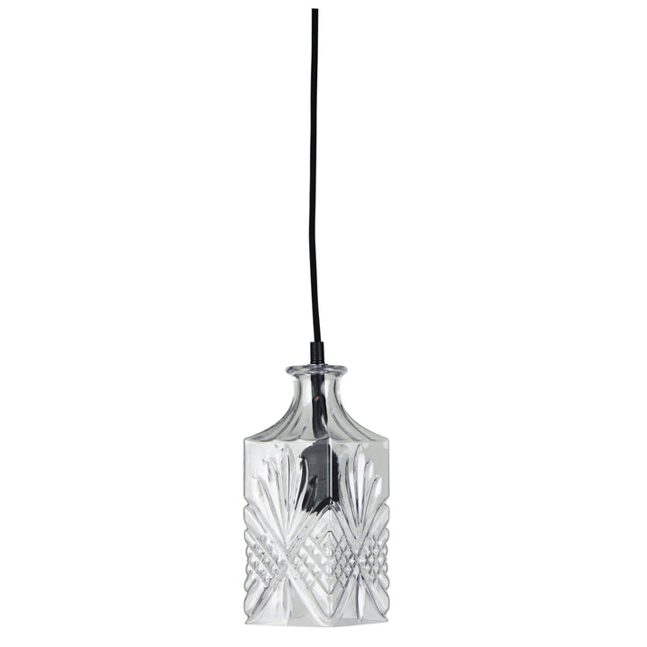 Oriel DECANT - 1 Light Vintage Cut Glass Pendant-Oriel Lighting-Ozlighting.com.au