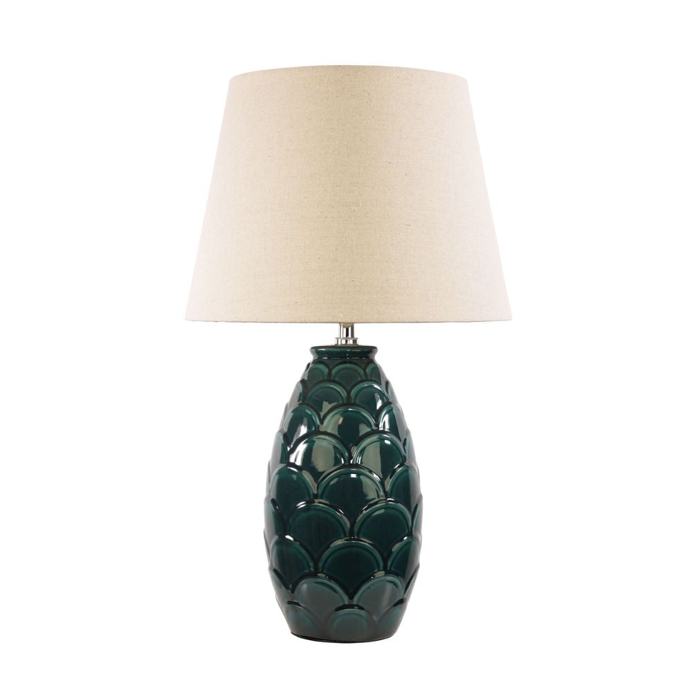 Oriel DELPHIN Table Lamp - Textured Ceramic-Oriel Lighting-Ozlighting.com.au