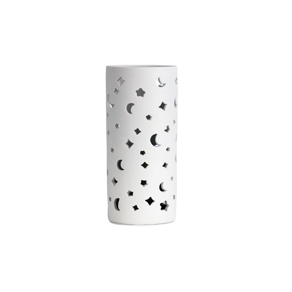 Oriel DIANNA - 25W Ceramic Lamp with Floral or Astral Pattern-Oriel Lighting-Ozlighting.com.au