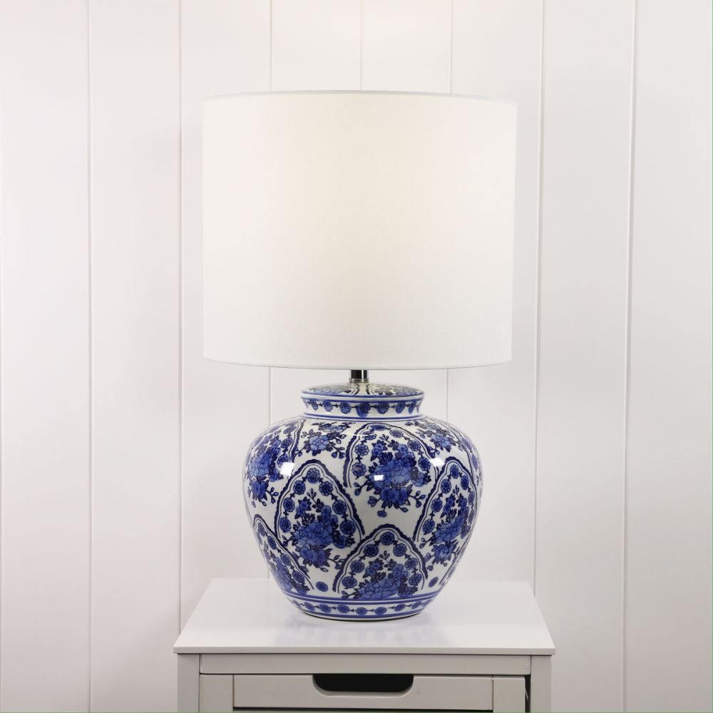 Oriel EDEN Table Lamp - Chinese Ceramic-Oriel Lighting-Ozlighting.com.au