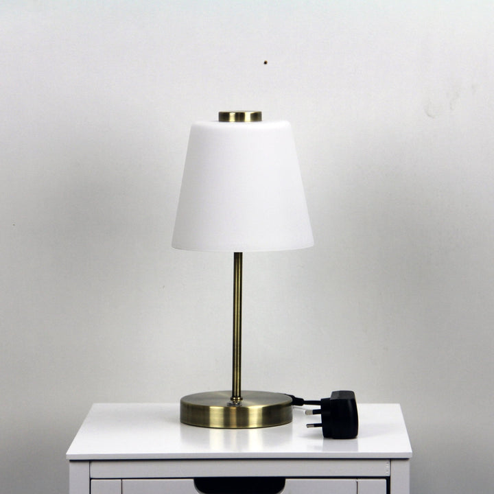 Oriel ERIK - 5W LED Touch Table Lamp - 3000K-Oriel Lighting-Ozlighting.com.au