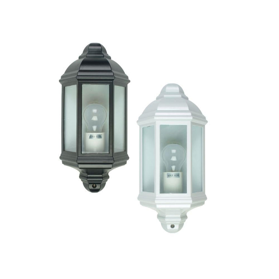 Oriel FENCHURCH - 1 Light Half Exterior Traditional Outdoor Wall Bracket Light IP44-Oriel Lighting-Ozlighting.com.au