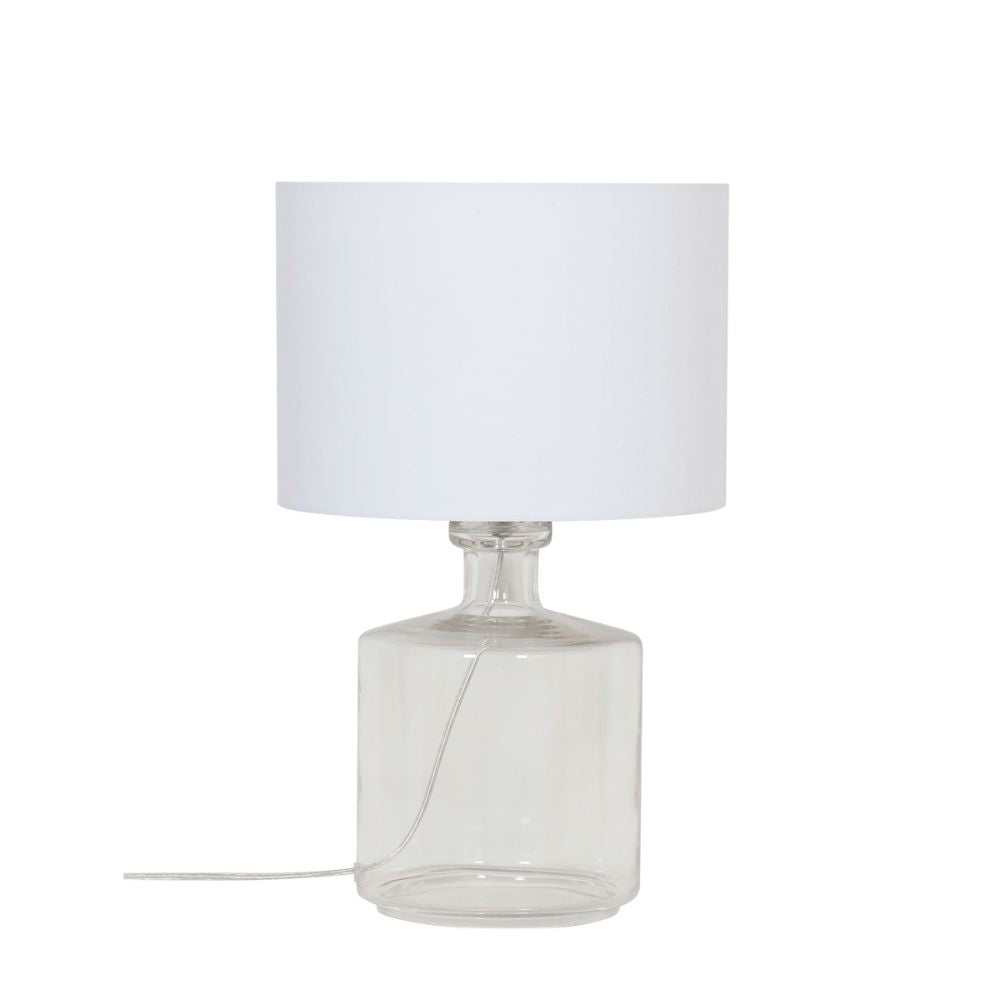 Oriel FERMO Table Lamp - Clear Glass-Oriel Lighting-Ozlighting.com.au