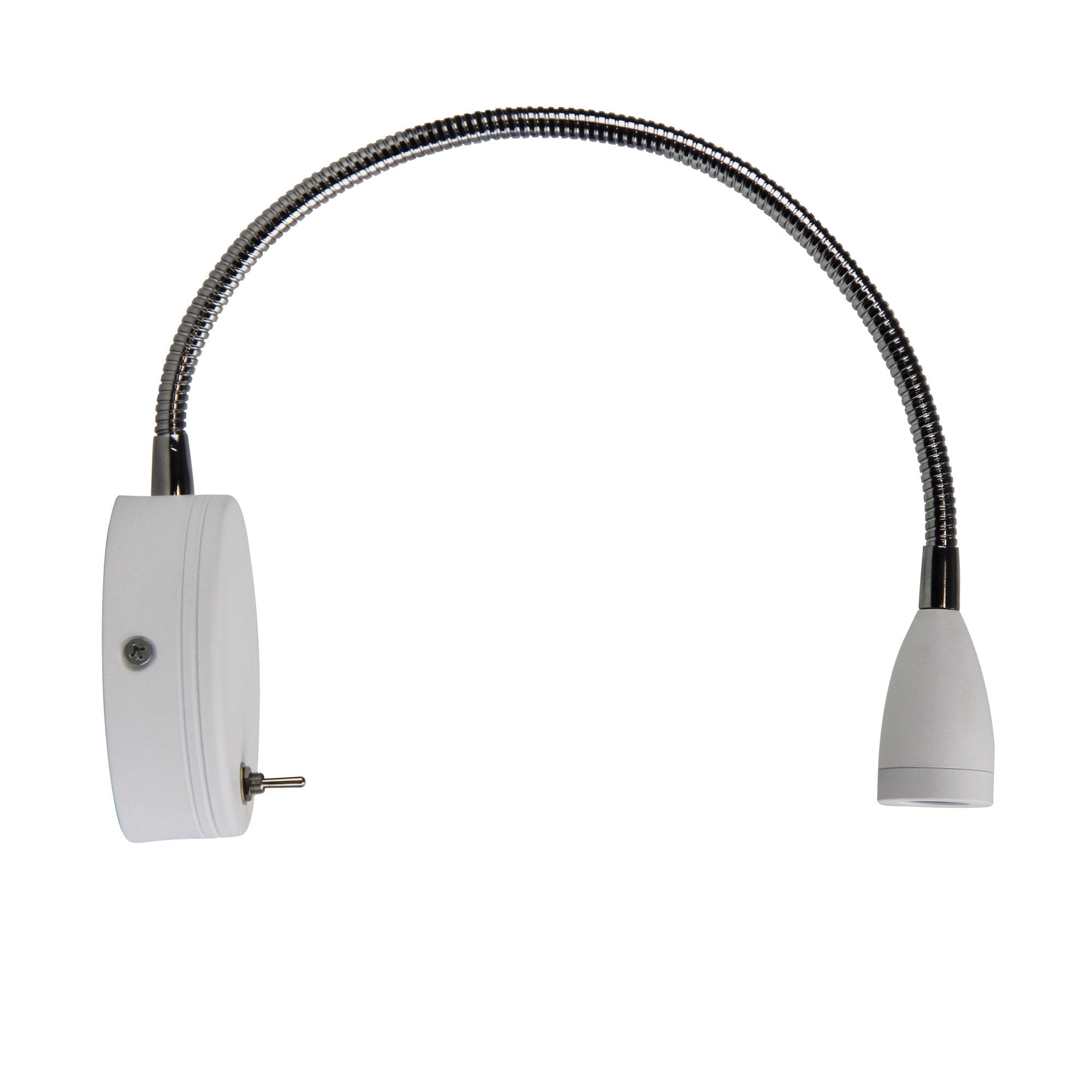 Oriel FLEXI - 3W LED Switched Flexible Interior Wall Light - 4000K-Oriel Lighting-Ozlighting.com.au