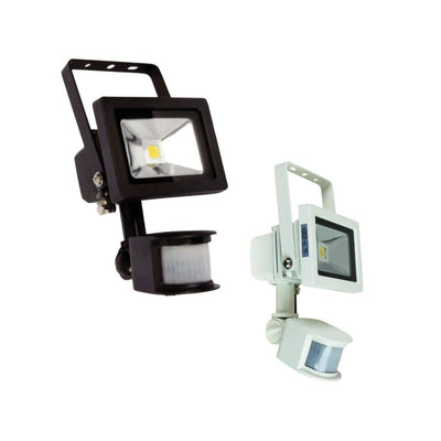 Oriel FOCO - 10W Outdoor LED Flood Light with Sensor IP44-Oriel Lighting-Ozlighting.com.au