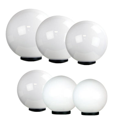 Oriel GALACTIC - 200/250/300/350/400/500mm Acrylic Sphere And Base IP44-Oriel Lighting-Ozlighting.com.au