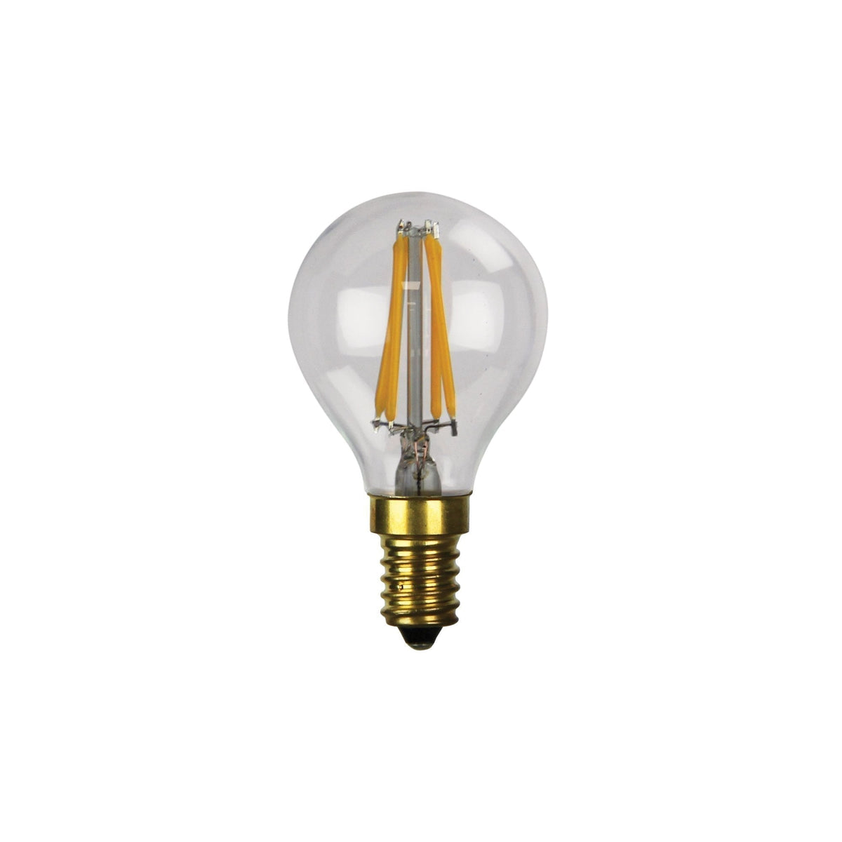 Oriel GLOBE-G45 LED Globe - 2W/4W, Dimmable Fancy Round G45 Shape Filament Clear, E14-Oriel Lighting-Ozlighting.com.au