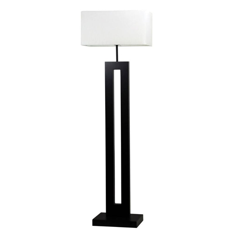 Oriel HABITAT - Dark Stained Timber Floor Lamp Base Only-Oriel Lighting-Ozlighting.com.au