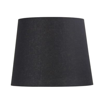 Oriel HARDBACK - 38cm Black Linen Hardback Shade-Oriel Lighting-Ozlighting.com.au