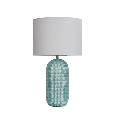 Oriel HURLEY - Ceramic Table Lamp with Shade-Oriel Lighting-Ozlighting.com.au