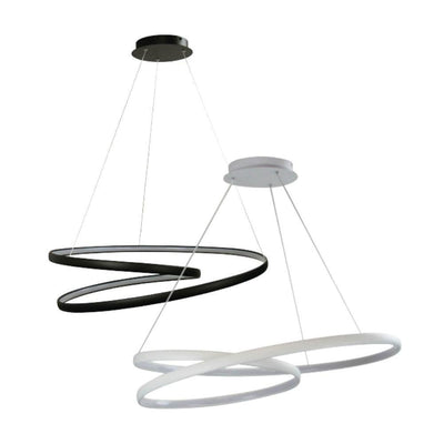 Oriel INFINITY - 50W Modern LED Spiral Ring Pendant - 4000K-Oriel Lighting-Ozlighting.com.au