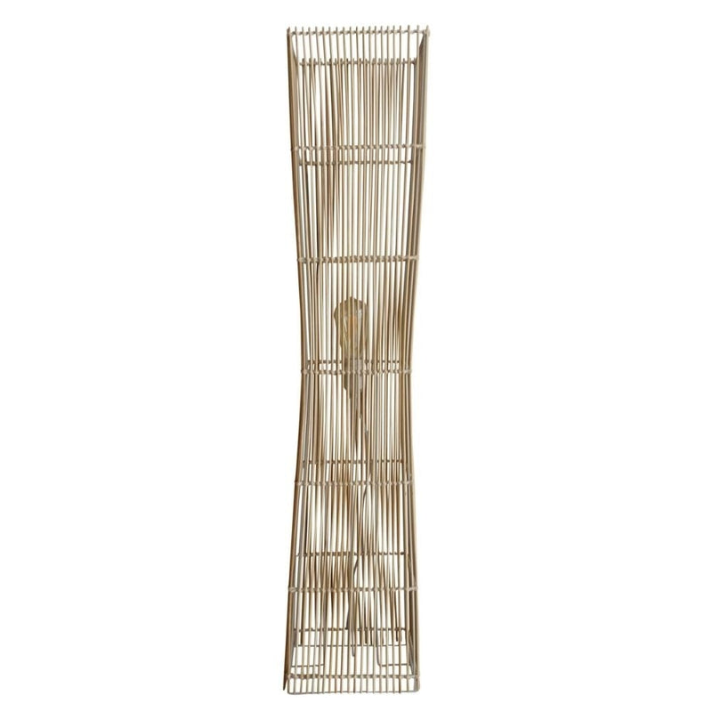 Oriel JAMBI - Rattan Cane Floor Lamp-Oriel Lighting-Ozlighting.com.au