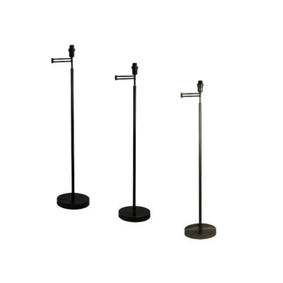 Oriel KINGSTON - Swing Arm Floor Lamp Base Only-Oriel Lighting-Ozlighting.com.au