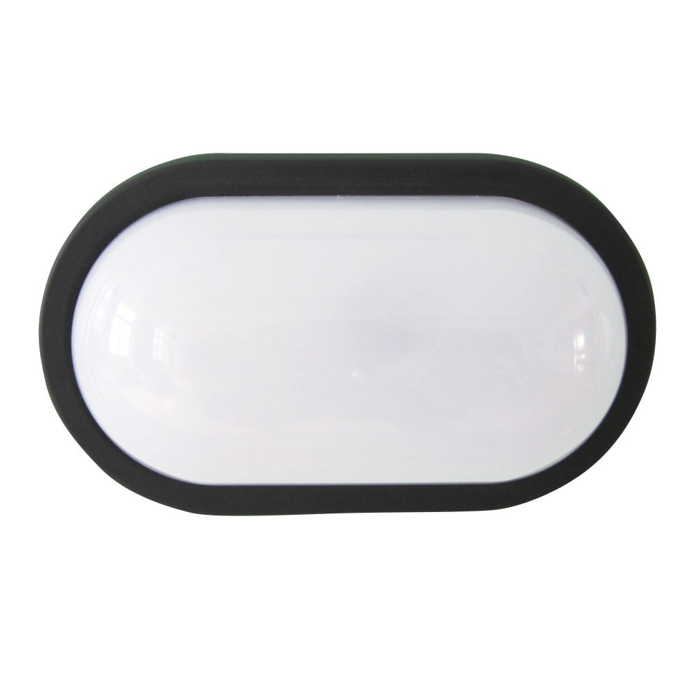 Oriel KOMBI/OSSEN Outdoor LED Bunker Light - 8W, Round/Oval Double Insulated Bulkhead, IP54, 4000K-Oriel Lighting-Ozlighting.com.au