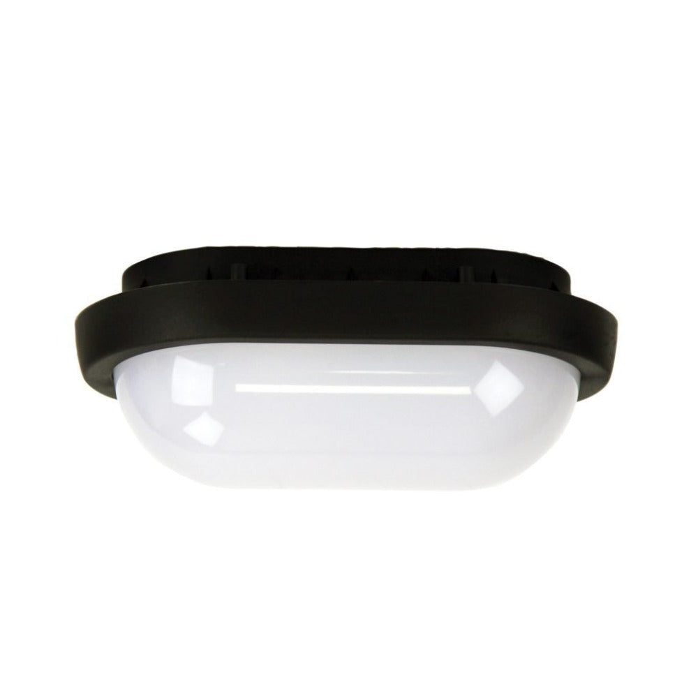 Oriel KOMBI/OSSEN Outdoor LED Bunker Light - 8W, Round/Oval Double Insulated Bulkhead, IP54, 4000K-Oriel Lighting-Ozlighting.com.au