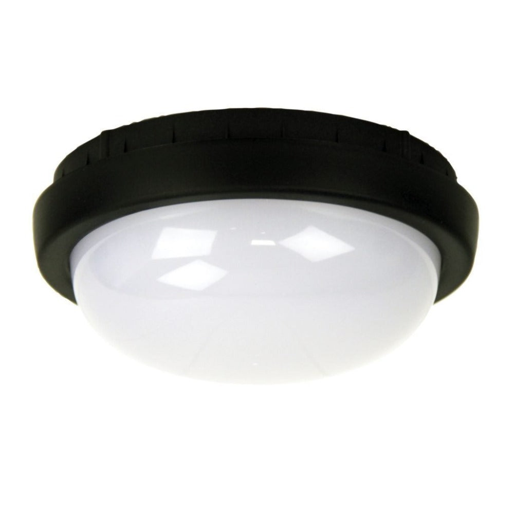 Oriel KOMBI/OSSEN Outdoor LED Bunker Light - 8W, Round/Oval Double Insulated Bulkhead, IP54, 4000K-Oriel Lighting-Ozlighting.com.au