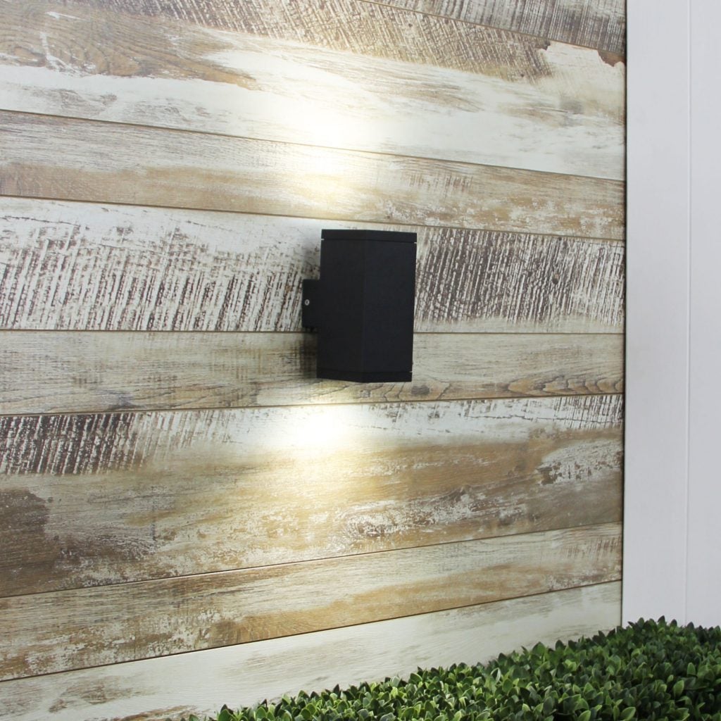 Oriel KUBE Outdoor Wall Light - IP65, Black-Oriel Lighting-Ozlighting.com.au