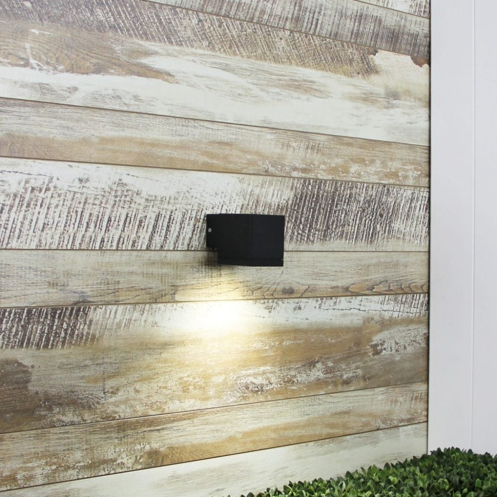 Oriel KUBE Outdoor Wall Light - IP65, Black-Oriel Lighting-Ozlighting.com.au