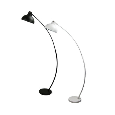 Oriel LAGO - Black and White Floor Lamp-Oriel Lighting-Ozlighting.com.au