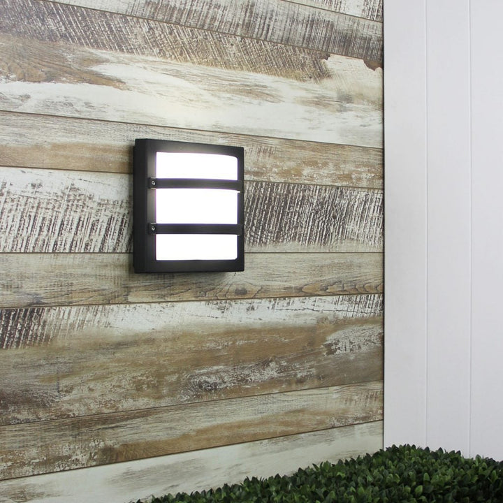 Oriel LARGO - Modern Exterior Premium Outdoor Bulkhead Bunker Wall Light IP65-Oriel Lighting-Ozlighting.com.au