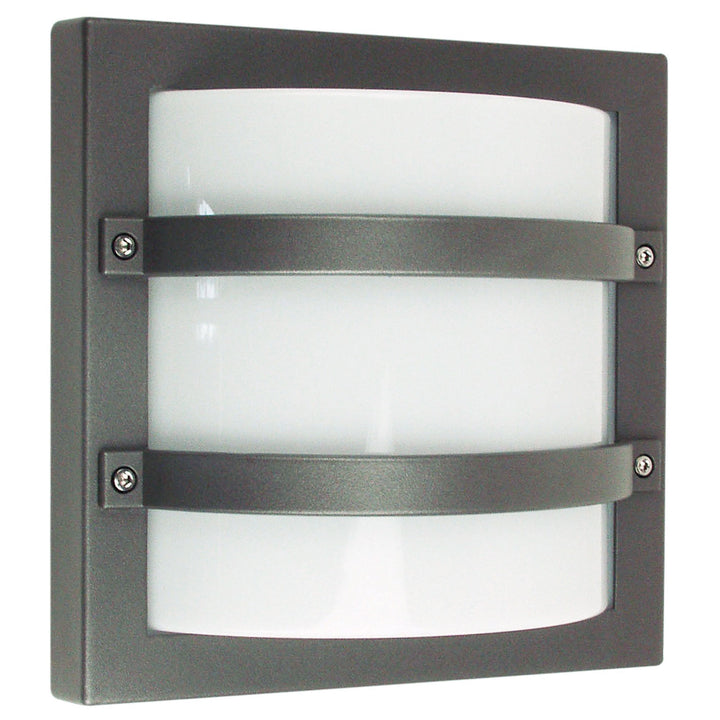 Oriel LARGO - Modern Exterior Premium Outdoor Bulkhead Bunker Wall Light IP65-Oriel Lighting-Ozlighting.com.au