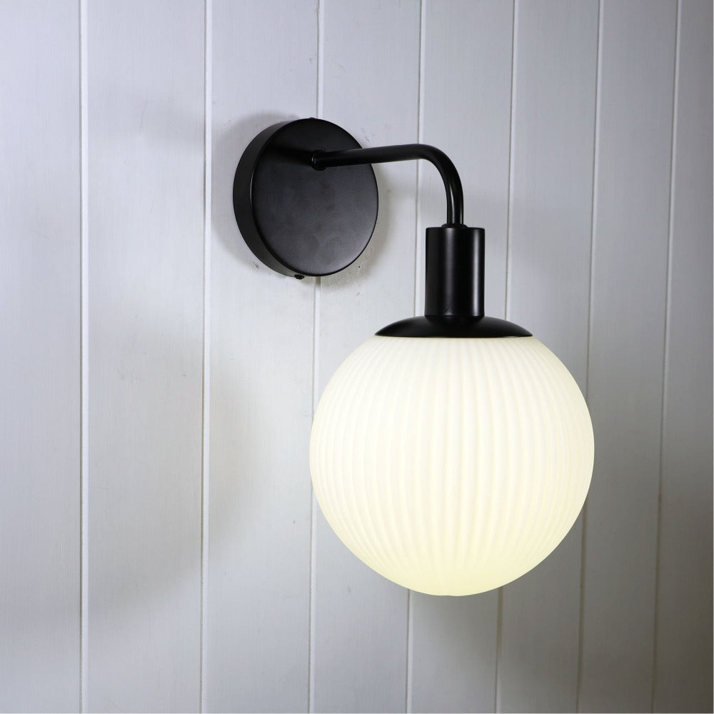 Oriel LEGARNO - Interior Clear And Opal Glass Wall Light IP20-Oriel Lighting-Ozlighting.com.au