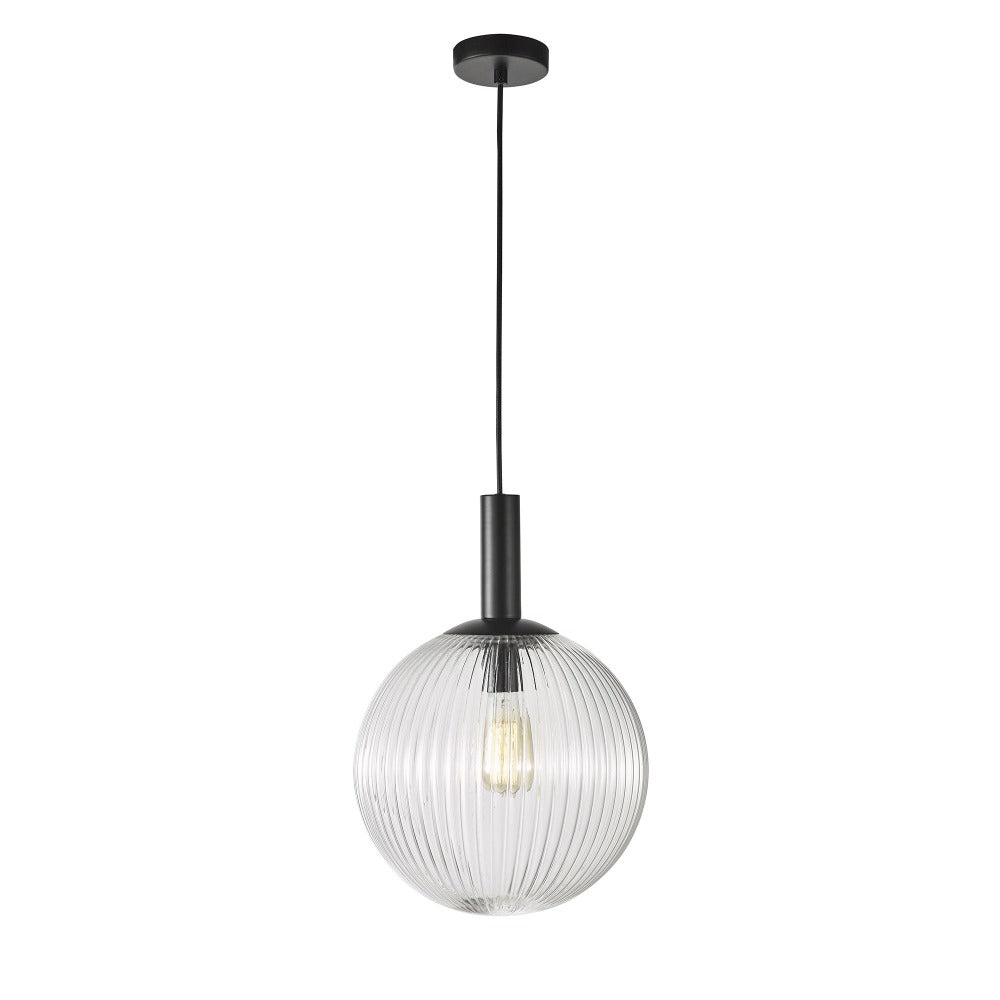 Oriel LEGARNO Pendant - 1 Light Clear Glass-Oriel Lighting-Ozlighting.com.au