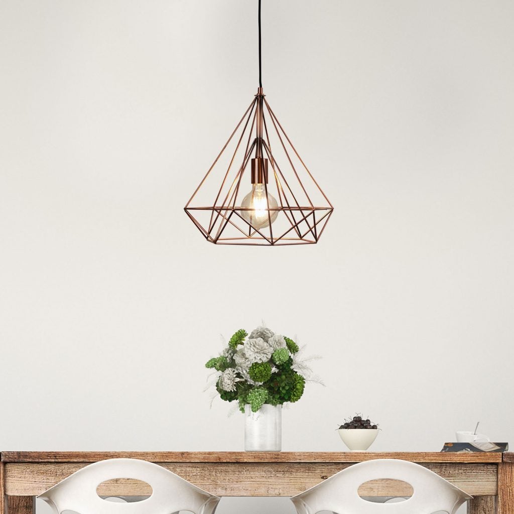 Oriel LENOX Pendant - 1 Light Geometric-Oriel Lighting-Ozlighting.com.au