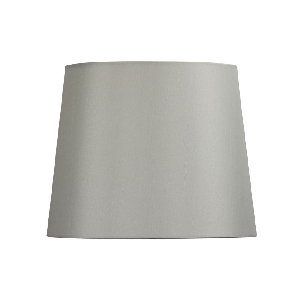 Oriel LINEN Lamp Shade - 27cm Hardbacked Linen Table, Satin Black-Oriel Lighting-Ozlighting.com.au