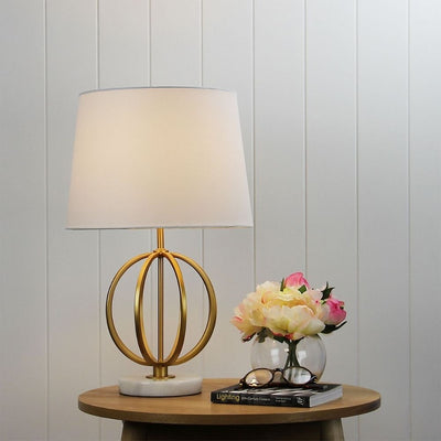 Oriel LOXTON - Marble Table Lamp-Oriel Lighting-Ozlighting.com.au