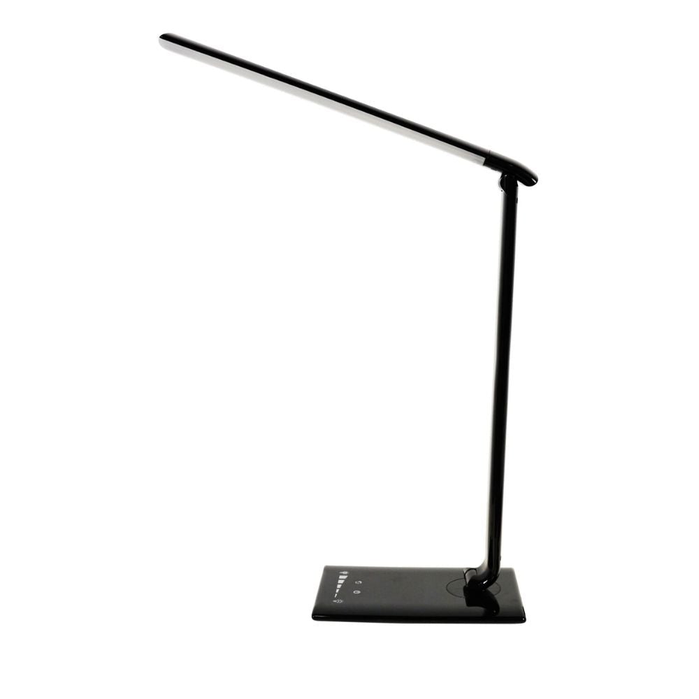 Oriel LUKE Touch LED Desk Lamp - 9W, Dimming Colour Selectable, with USB Port-Oriel Lighting-Ozlighting.com.au