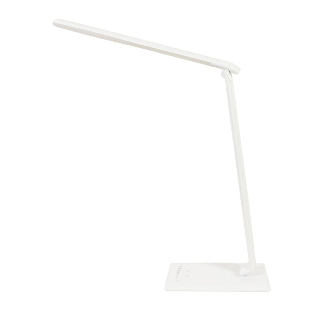Oriel LUKE Touch LED Desk Lamp - 9W, Dimming Colour Selectable, with USB Port-Oriel Lighting-Ozlighting.com.au