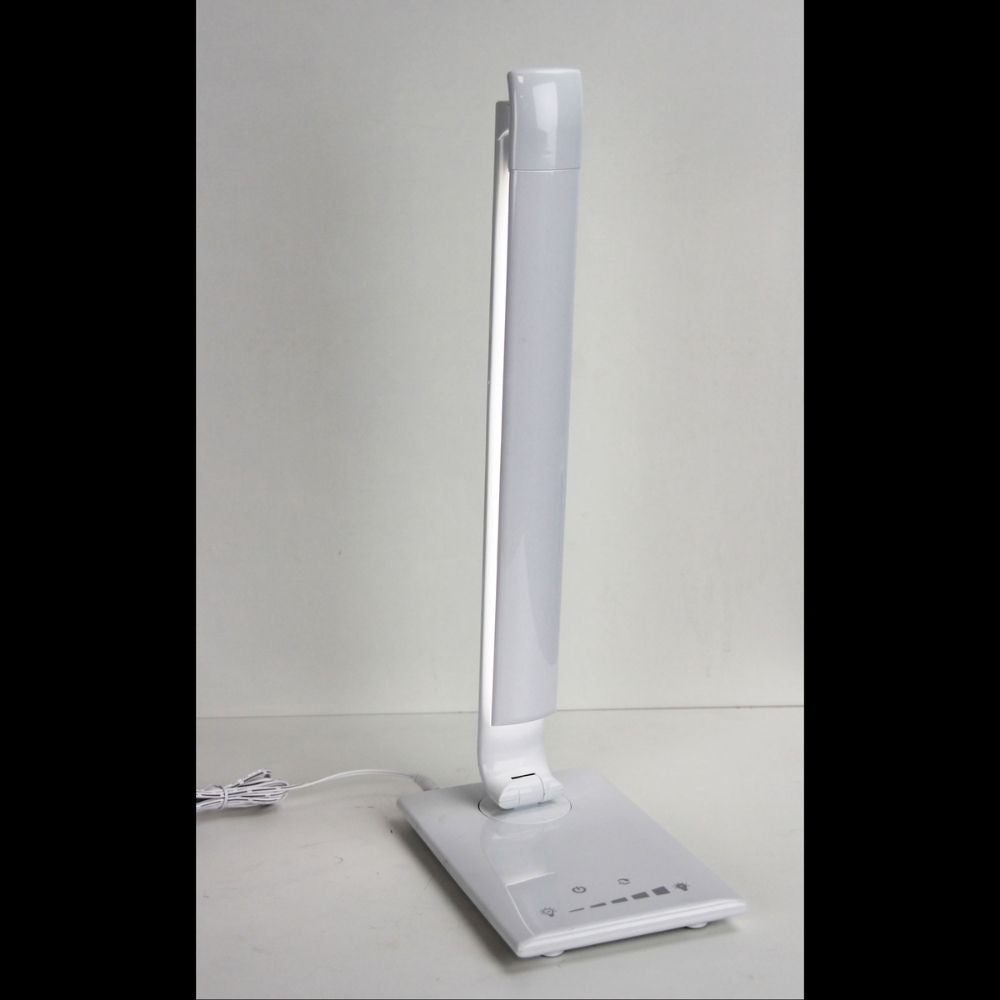 Oriel LUKE Touch LED Desk Lamp - 9W, Dimming Colour Selectable, with USB Port-Oriel Lighting-Ozlighting.com.au