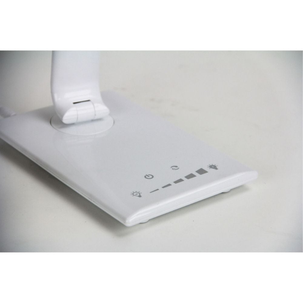 Oriel LUKE Touch LED Desk Lamp - 9W, Dimming Colour Selectable, with USB Port-Oriel Lighting-Ozlighting.com.au