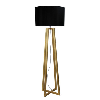 Oriel MALMO - Timber Floor Lamp Base Only-Oriel Lighting-Ozlighting.com.au