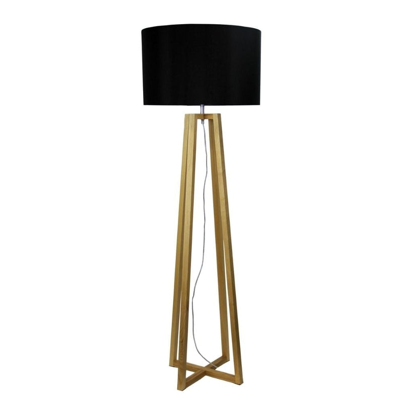 Oriel MALMO - Timber Floor Lamp Base Only-Oriel Lighting-Ozlighting.com.au